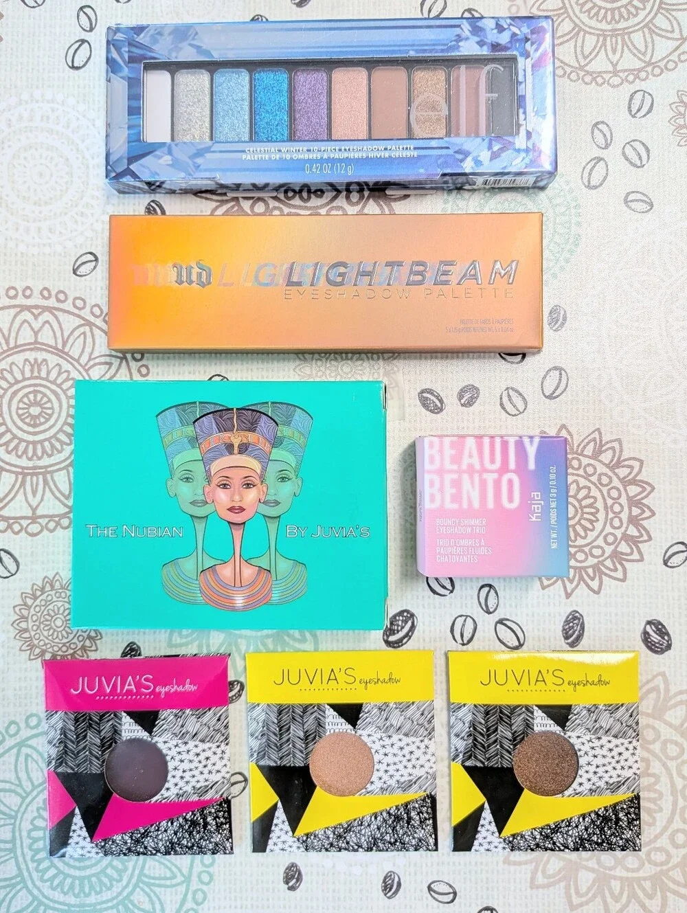 Big Eyeshadow Bundle - Elf, Urban Decay, Juvia's Place, Kaja Beauty